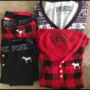 PINK flannel pjs